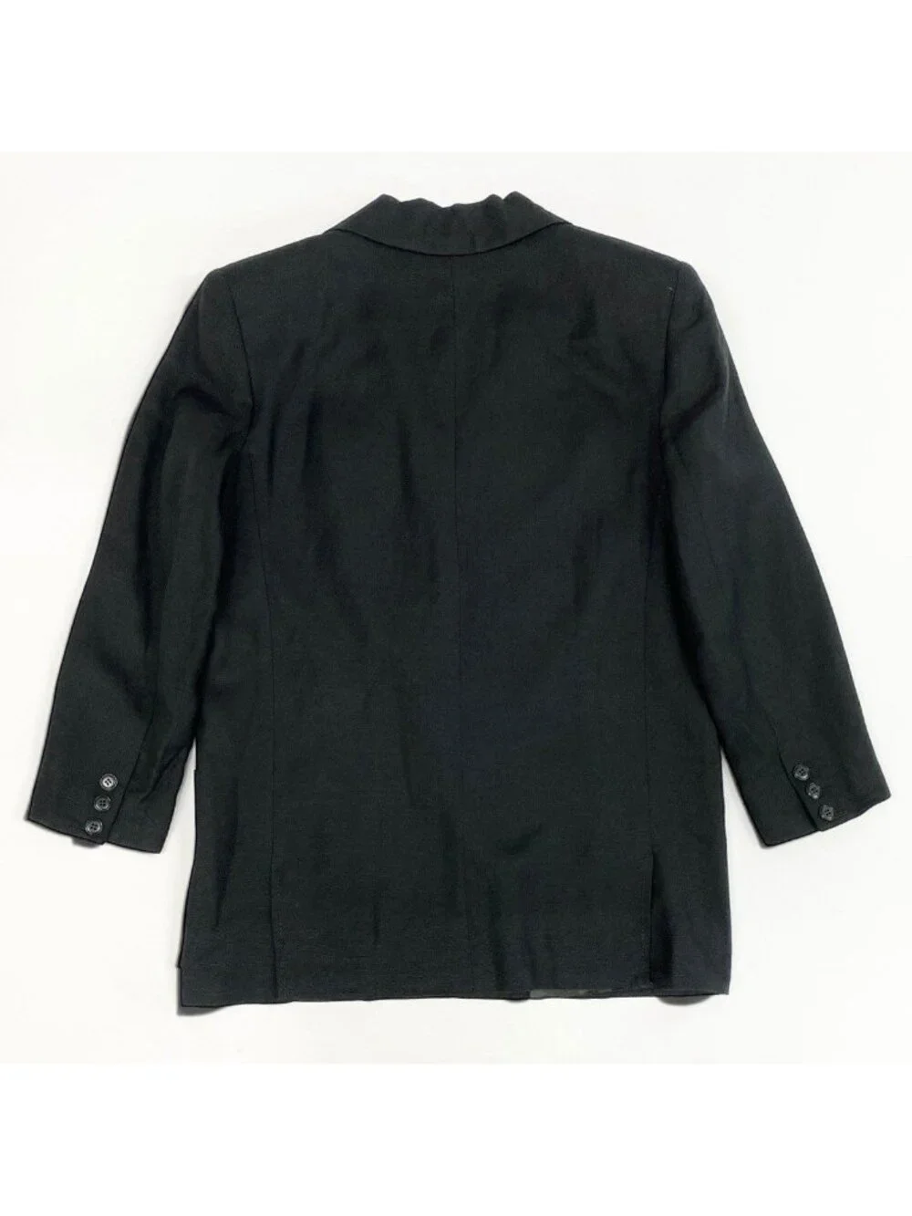 Dior Eh6 Tailored Jacket Double Breasted CD Logo Embroidered Linen Blend 40